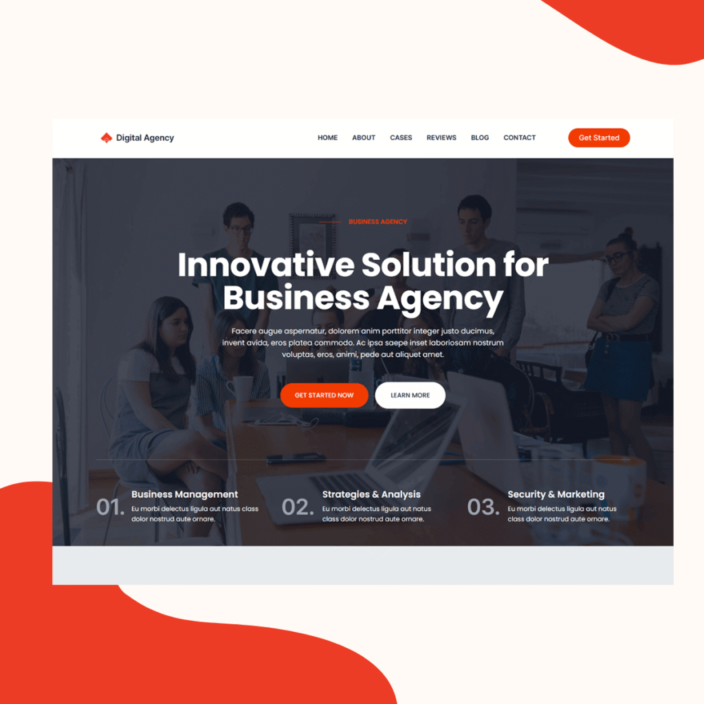 Digital Agency Website Design